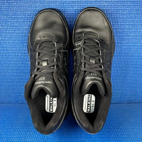 🔴 NEW BALANCE Women`s Size 8.5 Black Athletic Running Shoes WW577BK - Picture 6 of 8